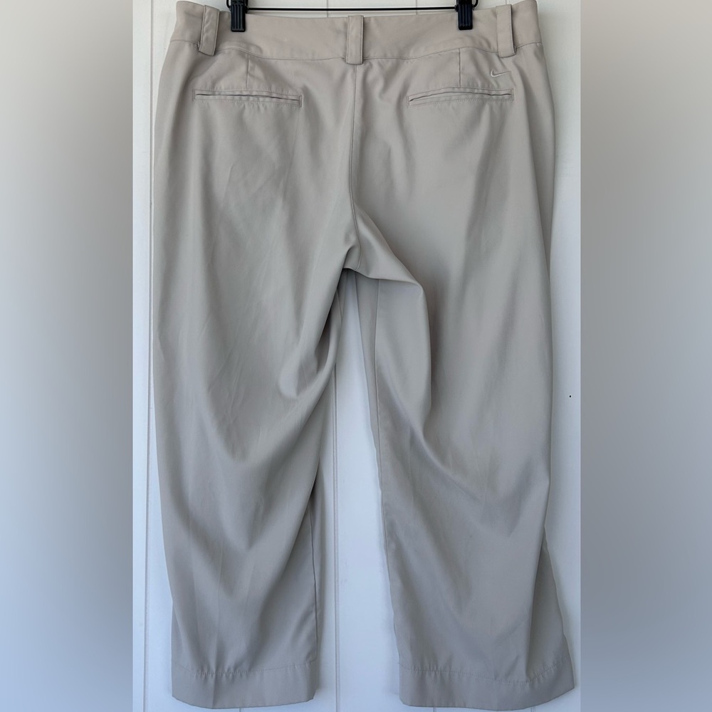 Nike‎ Golf Women’s Tour Performance Capri Pants Tan Size 14 - Picture 3 of 13